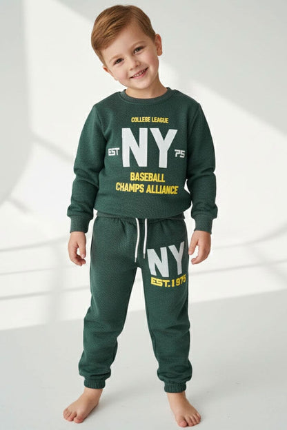 Tiny Teens Boy's NY Minor Fault Twin Set