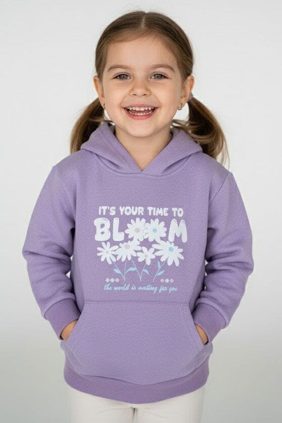 Baby Club Girl's Bloom Pullover Hoodie