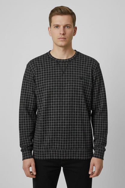 Eternity Premium Men's Grid-Check Sweat Shirt
