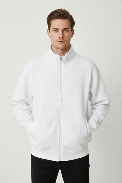 Cut Label Men's Fleece Zipper Jacket