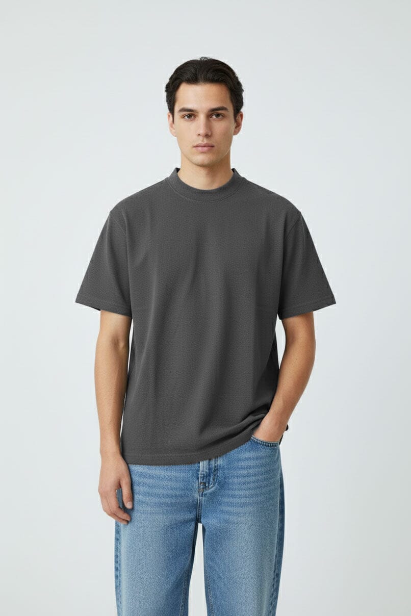 Men's Basic Pique Tee Shirt