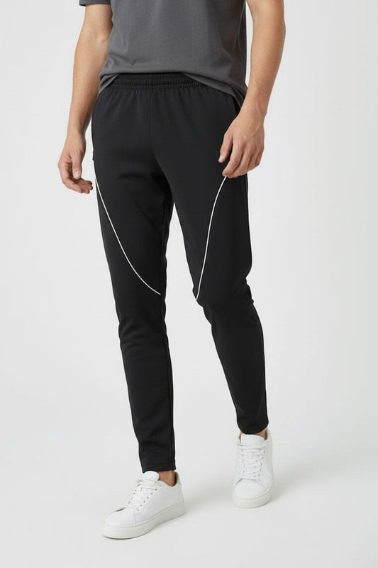 Men's Slim Fit Piping Panel Activewear Minor Fault Trouser