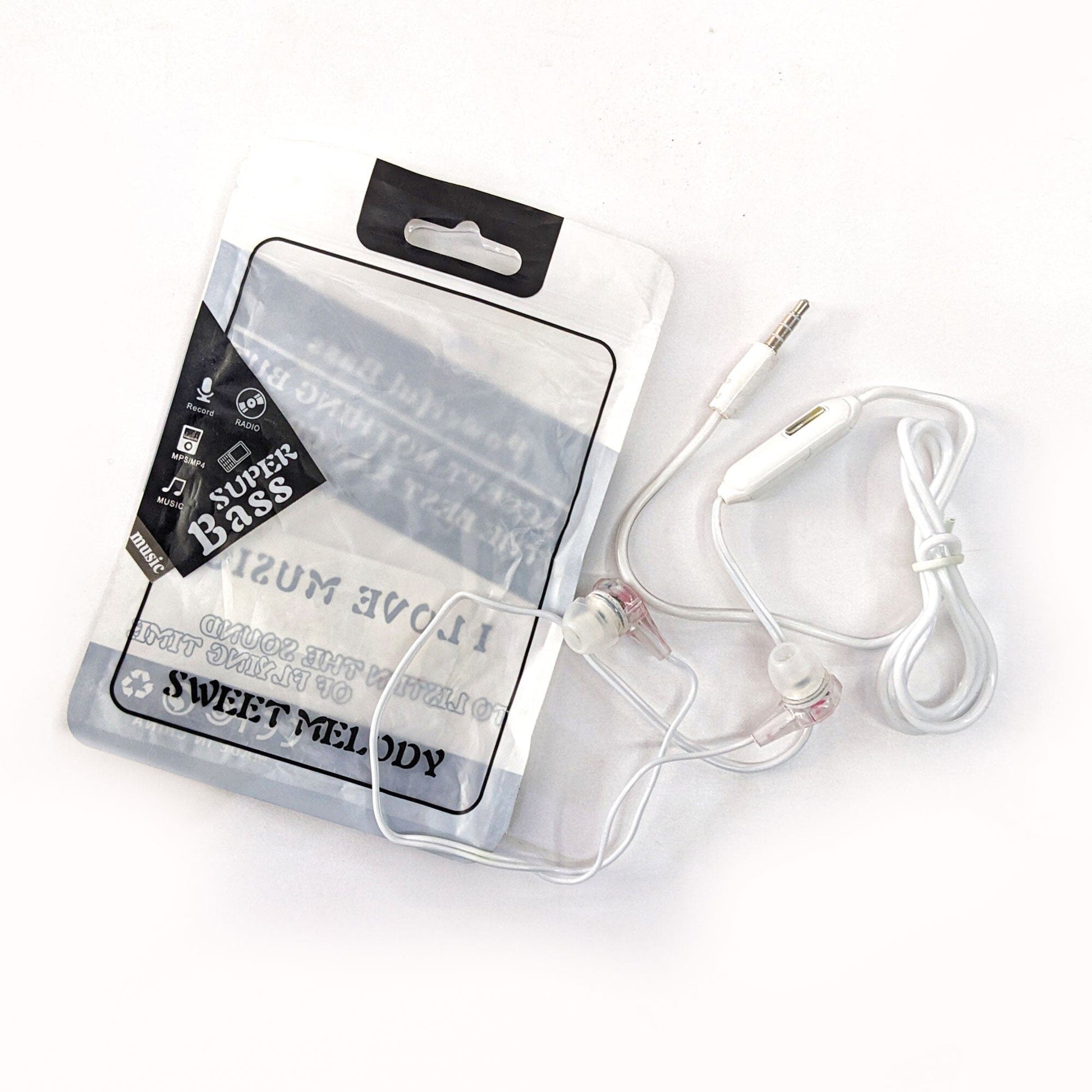 Best Stereo Earphones Handsfree Mobile Accessories CPUS White 