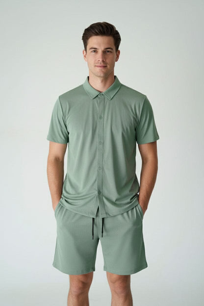 Polo Republica Men's Four-Way Stretch Twin Set