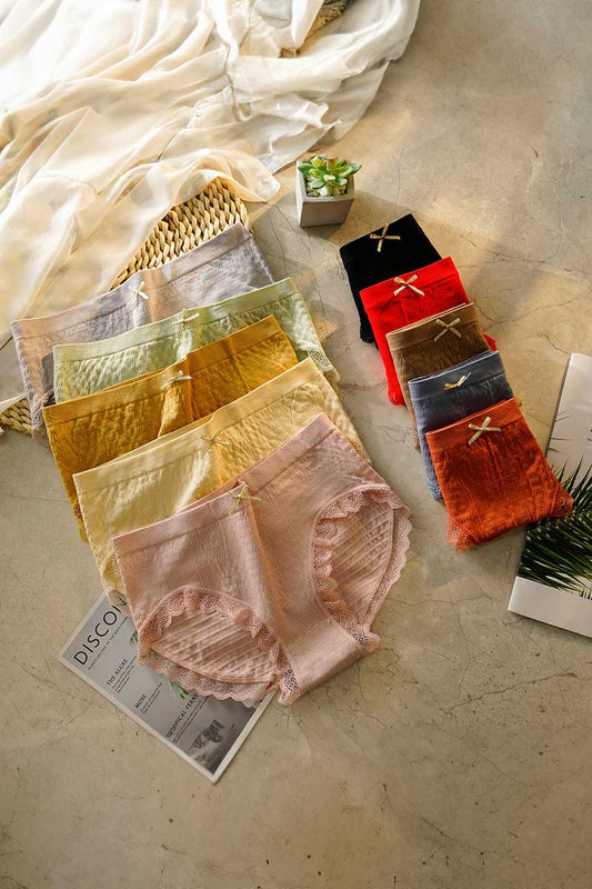 Women's High Elastic Leak Protection Cotton Underwear