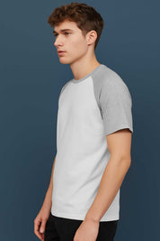 White & Heather Grey