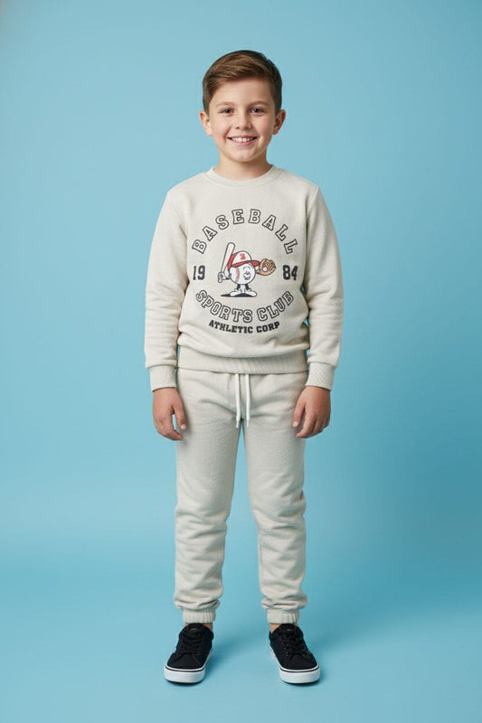 Tiny Teens Boy's Baseball Minor Fault Twin Set