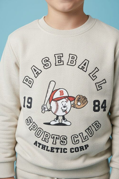 Tiny Teens Boy's Baseball Minor Fault Twin Set