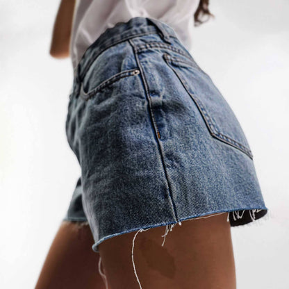 Women's Deventer Denim Shorts Women's Shorts HAS Apparel 