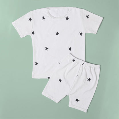 Kid's Aranos Crew Neck Tee and Shorts Set Boy's Suit Set HMG D20 1 Years 