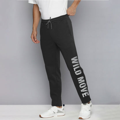 MAX 21 Men's Wild Move Printed Fleece Trousers Men's Trousers SZK Black S 