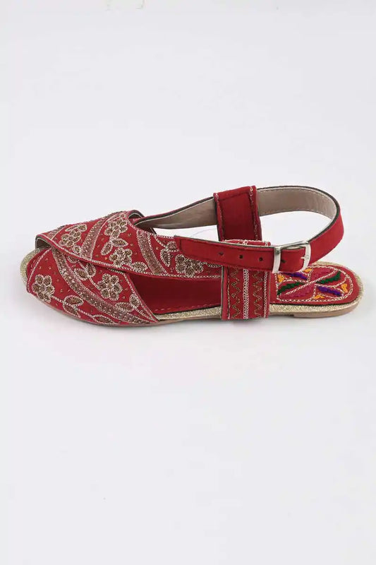 Women's Varazdin Embroidered Design Peshawri Chappal