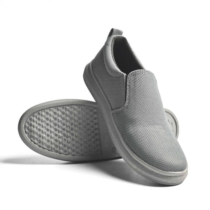 Men's Classic Comfortable Slip On Tampere Sneaker Shoes Men's Shoes SNAN Traders Grey EUR 39 