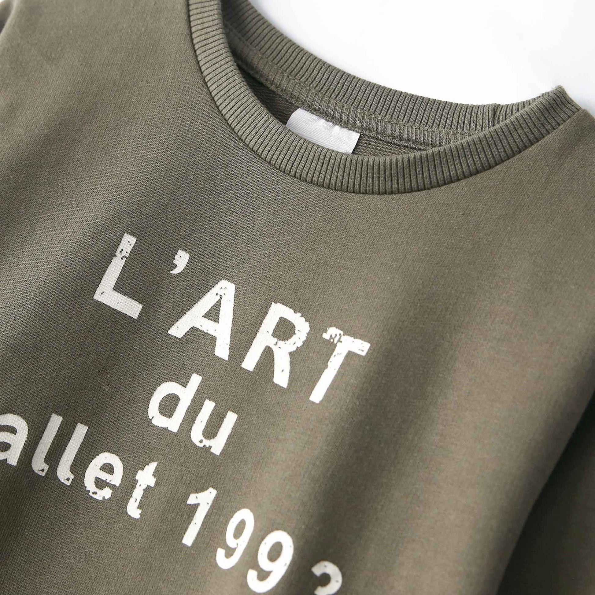 Kid's L Art Du Ballet Printed Minor Fault Terry Sweat Shirt Kid's Sweat Shirt SNR 