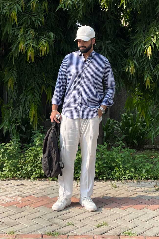 Scanners Elegant Men's Checkered Casual Shirt