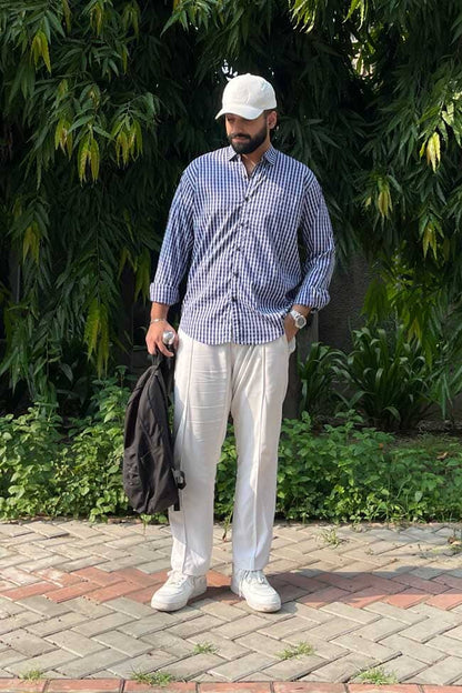 Scanners Elegant Men's Checkered Casual Shirt