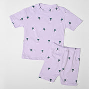 Kid's Aranos Crew Neck Tee and Shorts Set Boy's Suit Set HMG D22 1 Years 