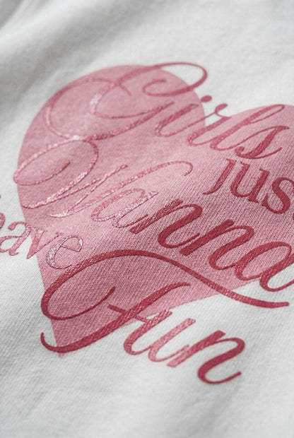 USQUARED Women's Wanna Have Fun Fleece Sweat Shirt