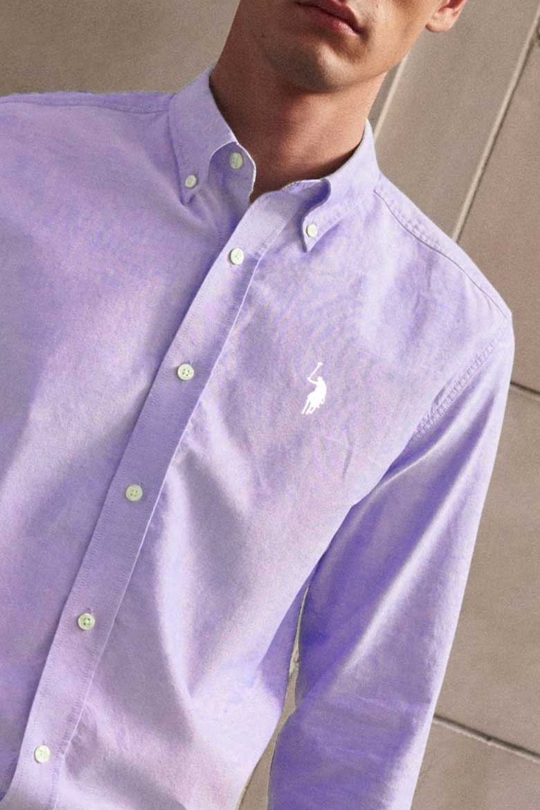 Polo Republica Men's Signature Pony Embroidered Solid Casual Shirt Men's Casual Shirt Polo Republica 