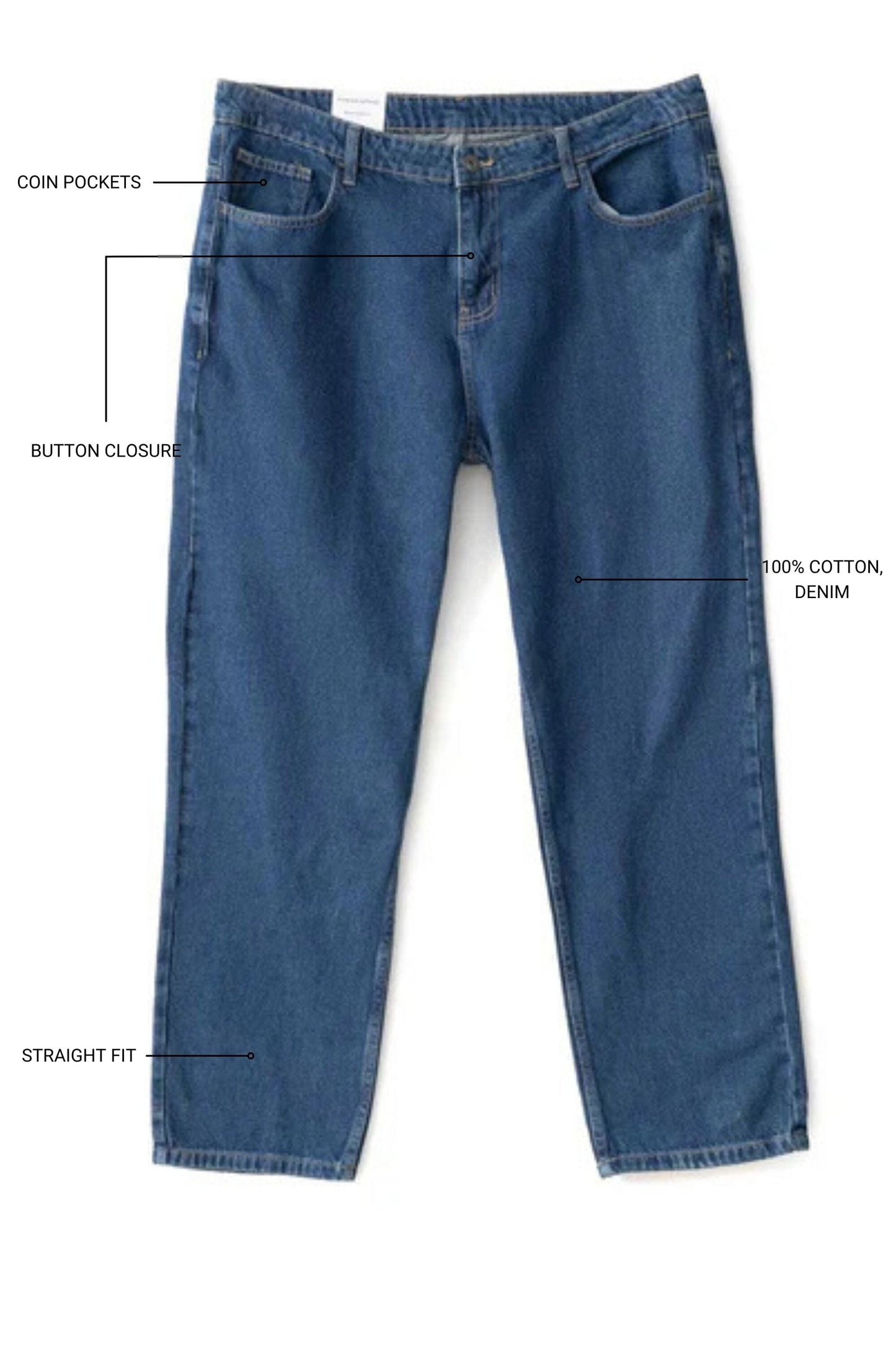 Cut Label Men's Darwin Straight Fit Denim