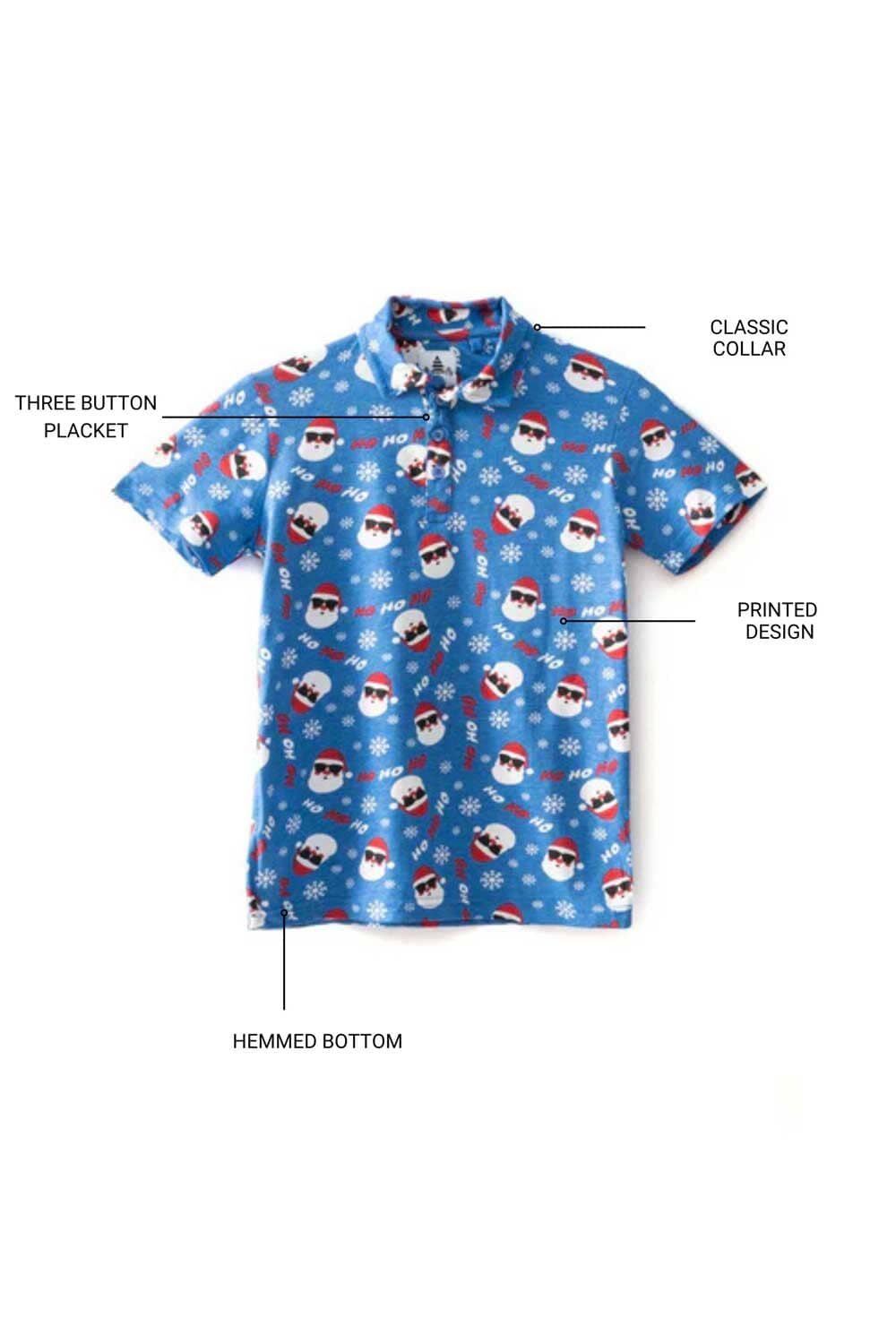 George Boy's Printed Short Sleeve Polo Shirt