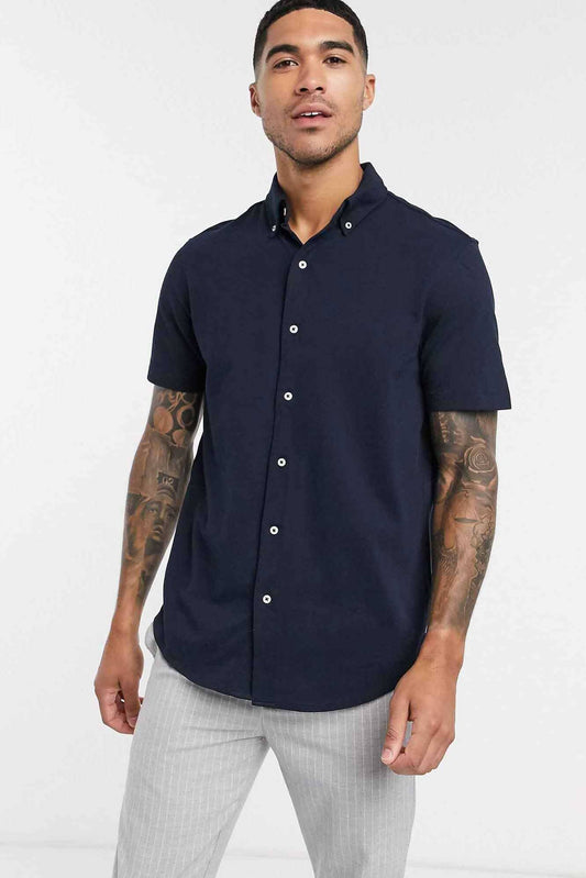 Polo Republica Men's Essentials Short Sleeve Pique Casual Shirt Men's Casual Shirt Polo Republica 