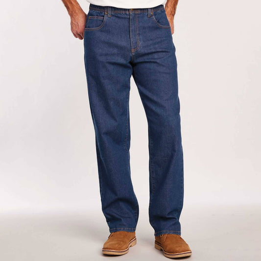 Haband Joe Men's Regular Fit Denim Pants - Authentic Style & Comfort Men's Denim SNR Dark Blue 28 24