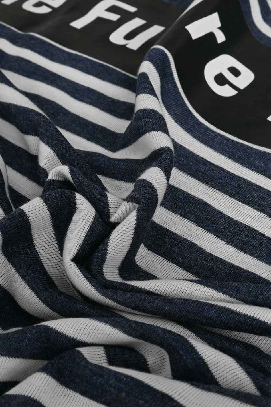 Max 21 Men's Future Move Printed Stripes Style Short Sleeve Tee Shirt