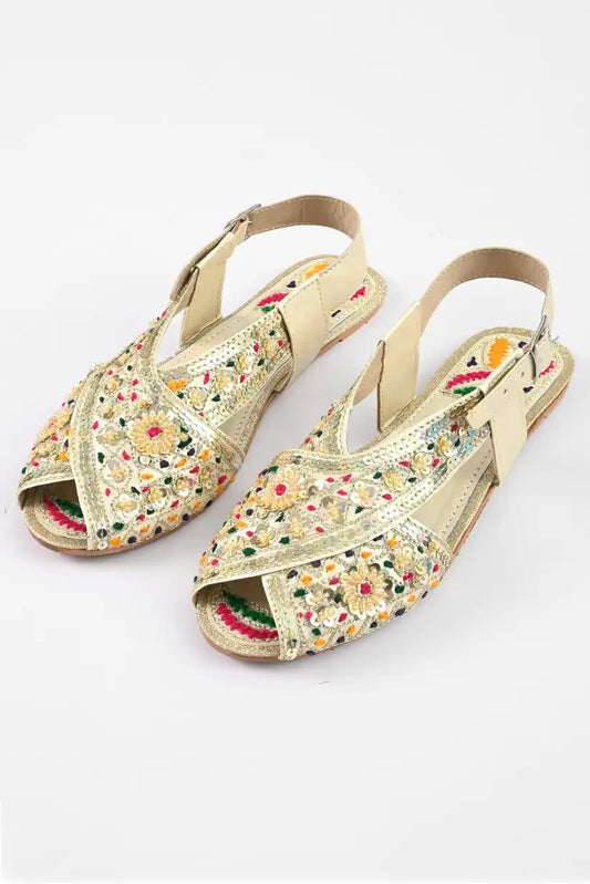 Women's Alicante Embellishment Design Peshawri Chappal