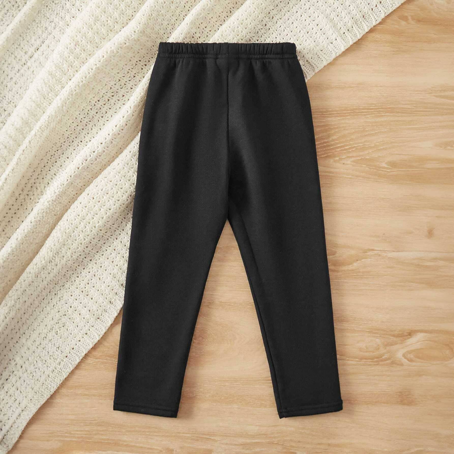 Bunbury Kid's Thermal Base Layer Trousers Boy's Trousers RAM Black 18 (1-2 Years) 