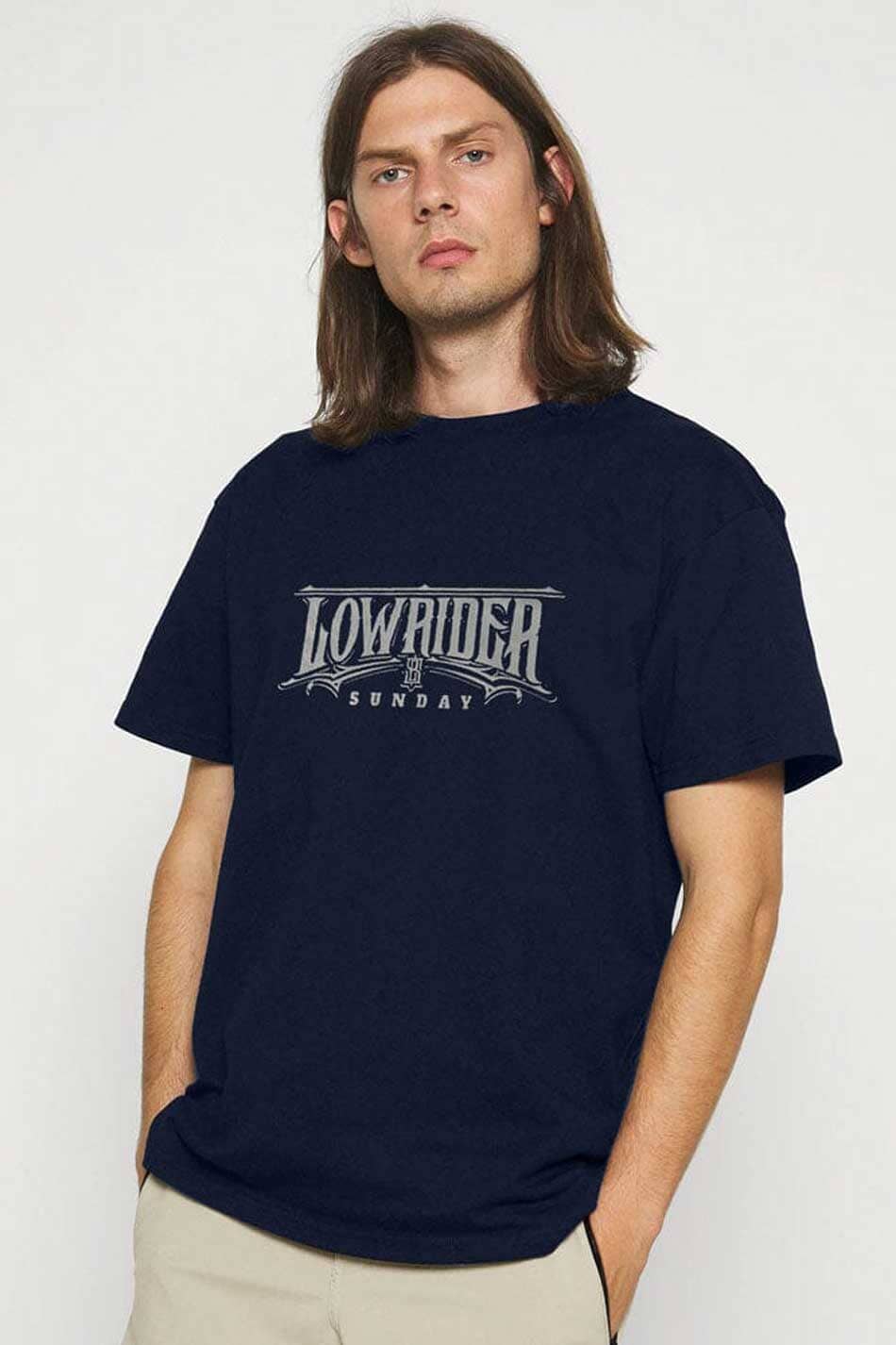 Polo Republica Men's Low Rider Printed Crew Neck Tee Shirt