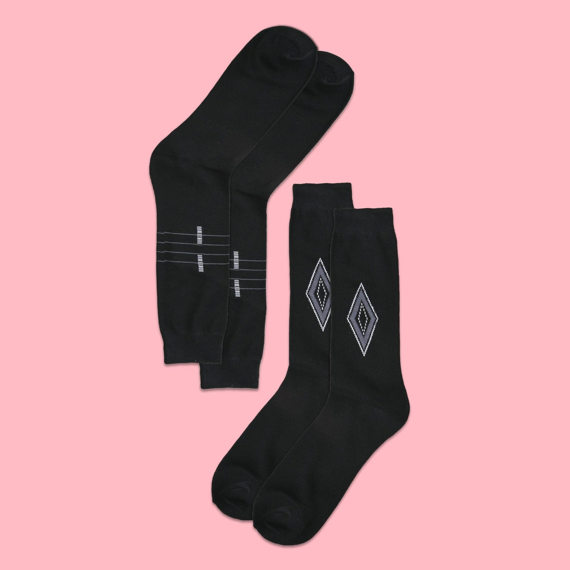Men's Kielce Crew Socks - Pack Of 2 Pairs Socks RKI D2 EUR 38-42 