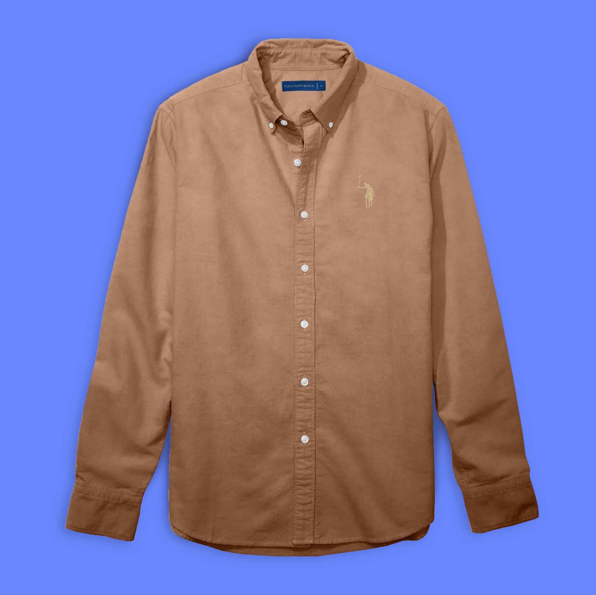 Polo Republica Men's Premium Pony Embroidered Plain Casual Shirt II Men's Casual Shirt Polo Republica 