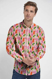 Nexoluce Men's Vladivostok Tailor Fit Casual Shirt