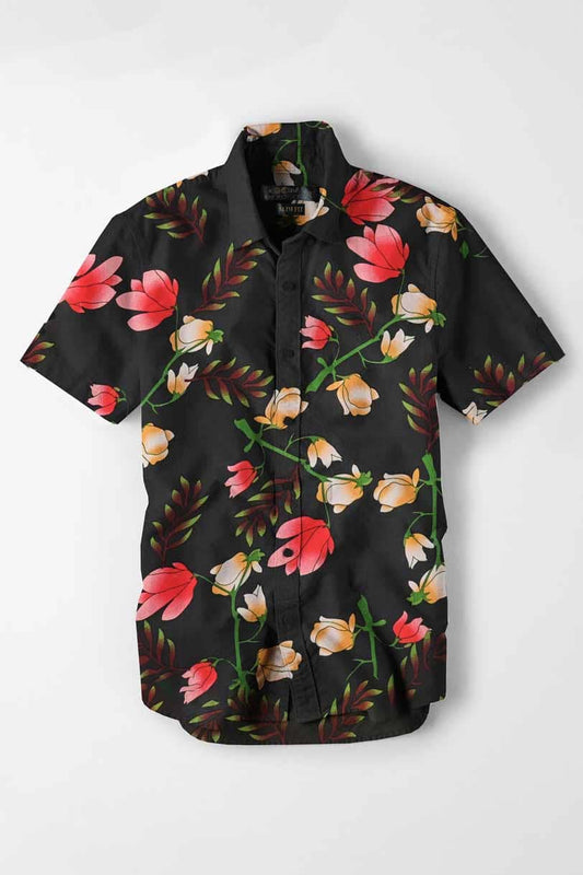 Nexoluce Men's Slim Fit Abbotsford Short Sleeve Casual Shirt