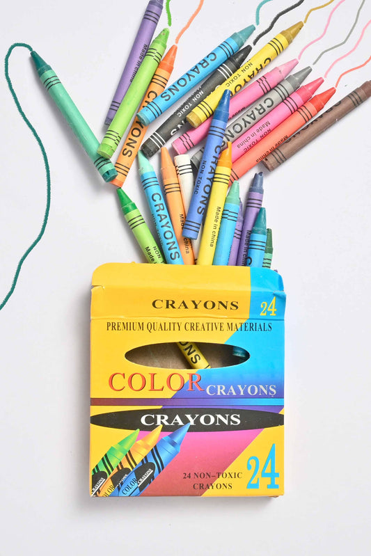 Kid's Premium Colors Crayons - Pack Of 24 Stationary & General Accessories RAM 