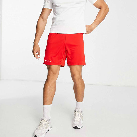 Rolini Men's Logo Printed Activewear Shorts Men's Shorts HAS Apparel Red XS 