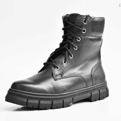 Tamaris Unisex Comfort Lace-Up Long Leather  Boots