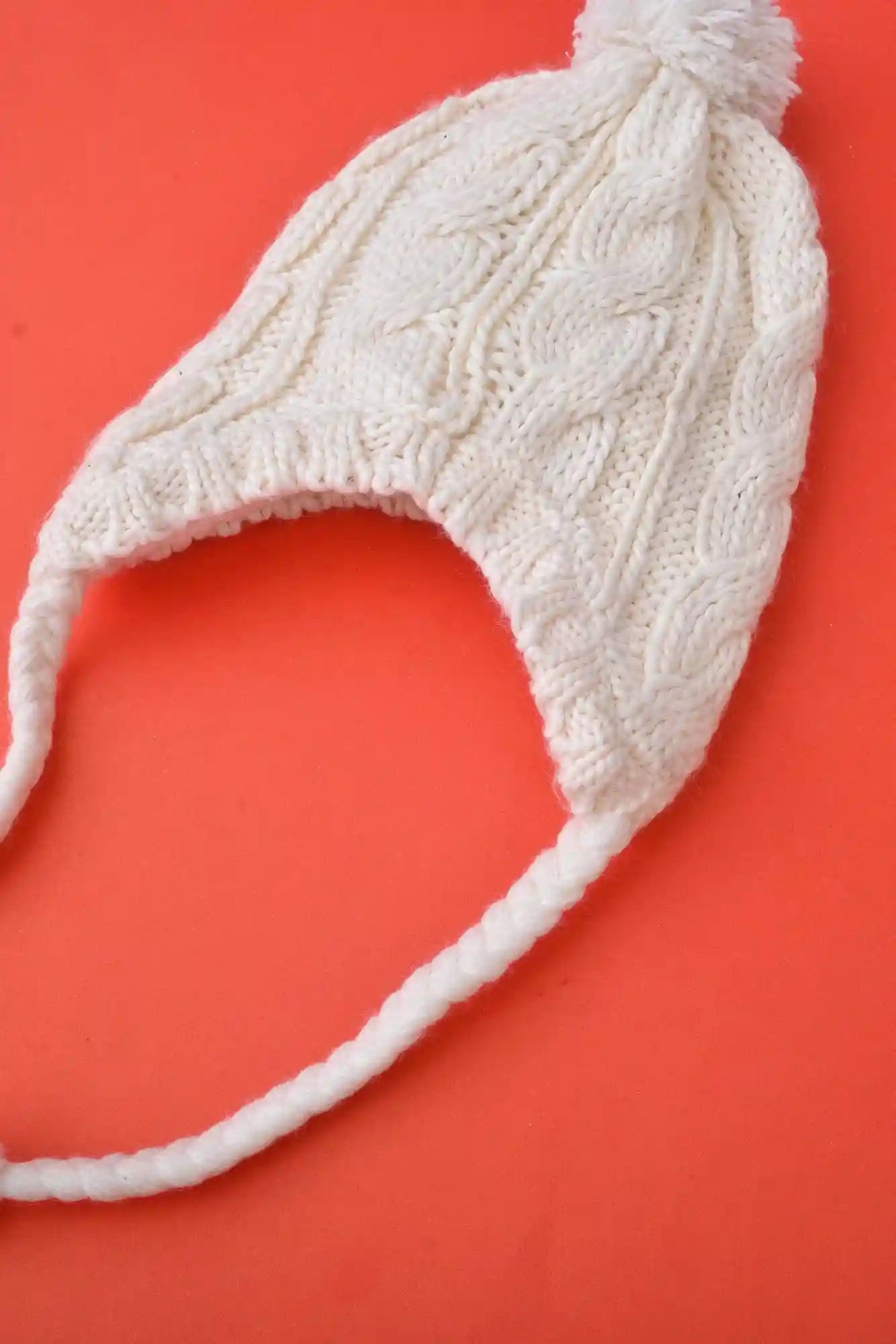 HM Baby String Tie Winter Cap