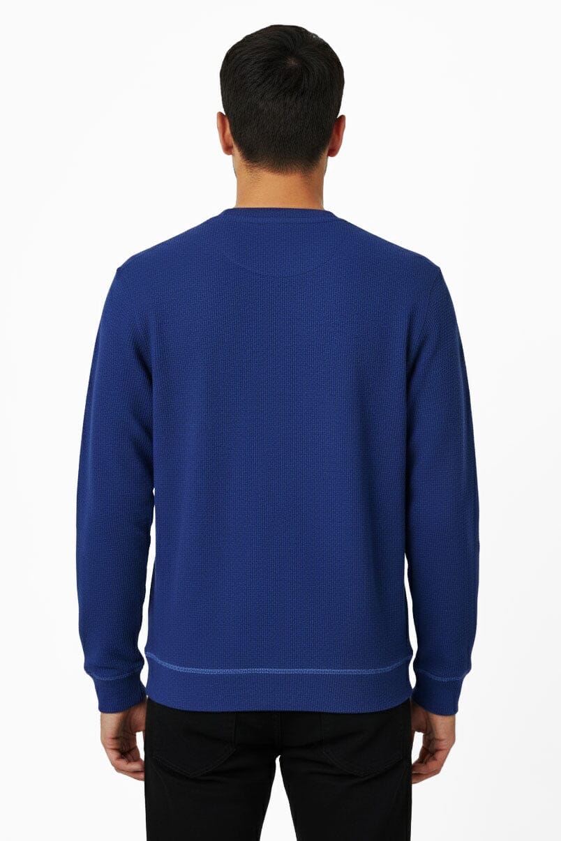 Eternity Premium Men's Waffle V-Notch Sweat Shirt