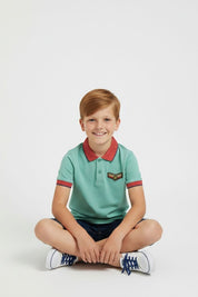 Styles Republic Boy's Military Polo Shirt