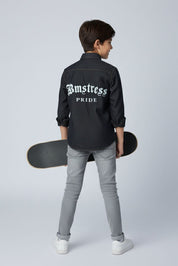 Styles Republic Boy's Pride Denim Casual Shirt