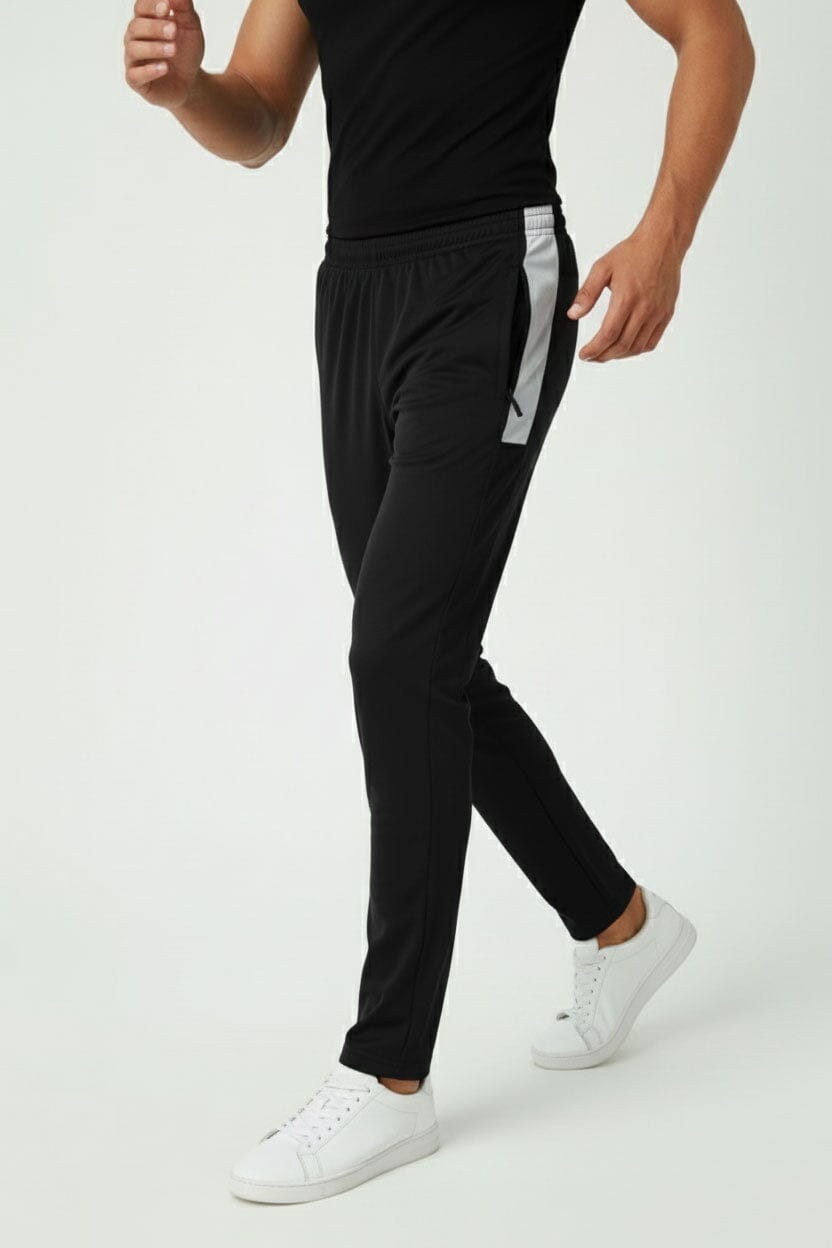 Men's Slim Fit Activewear Panel Trousers