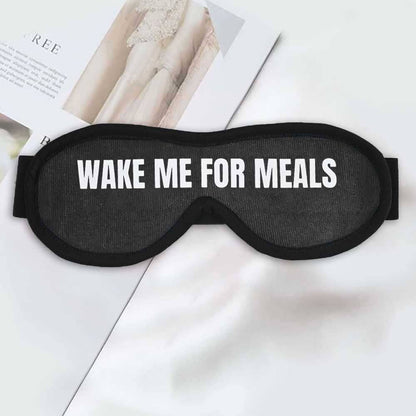 Polo Republica 'Sustainable Comfort' Eye Mask for Sleeping Eyewear Polo Republica Navy Wake Me For Meal 