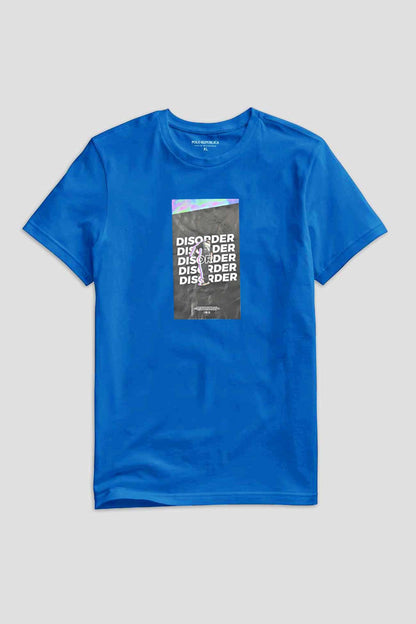 Polo Republica Men's Disorder Printed Crew Neck Tee Shirt