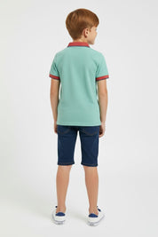 Styles Republic Boy's Military Polo Shirt