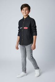 Styles Republic Boy's Pride Denim Casual Shirt