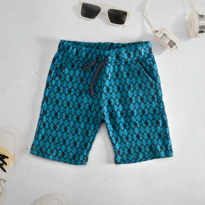 Lefties Baby Kids Recife Printed Design Terry Shorts