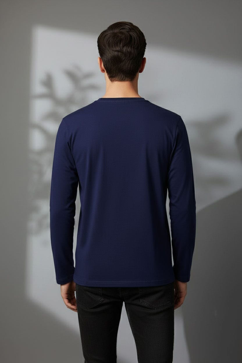 Men's Striped Long Sleeve Minor Fault Tee Shirt