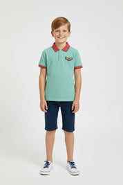 Styles Republic Boy's Military Polo Shirt